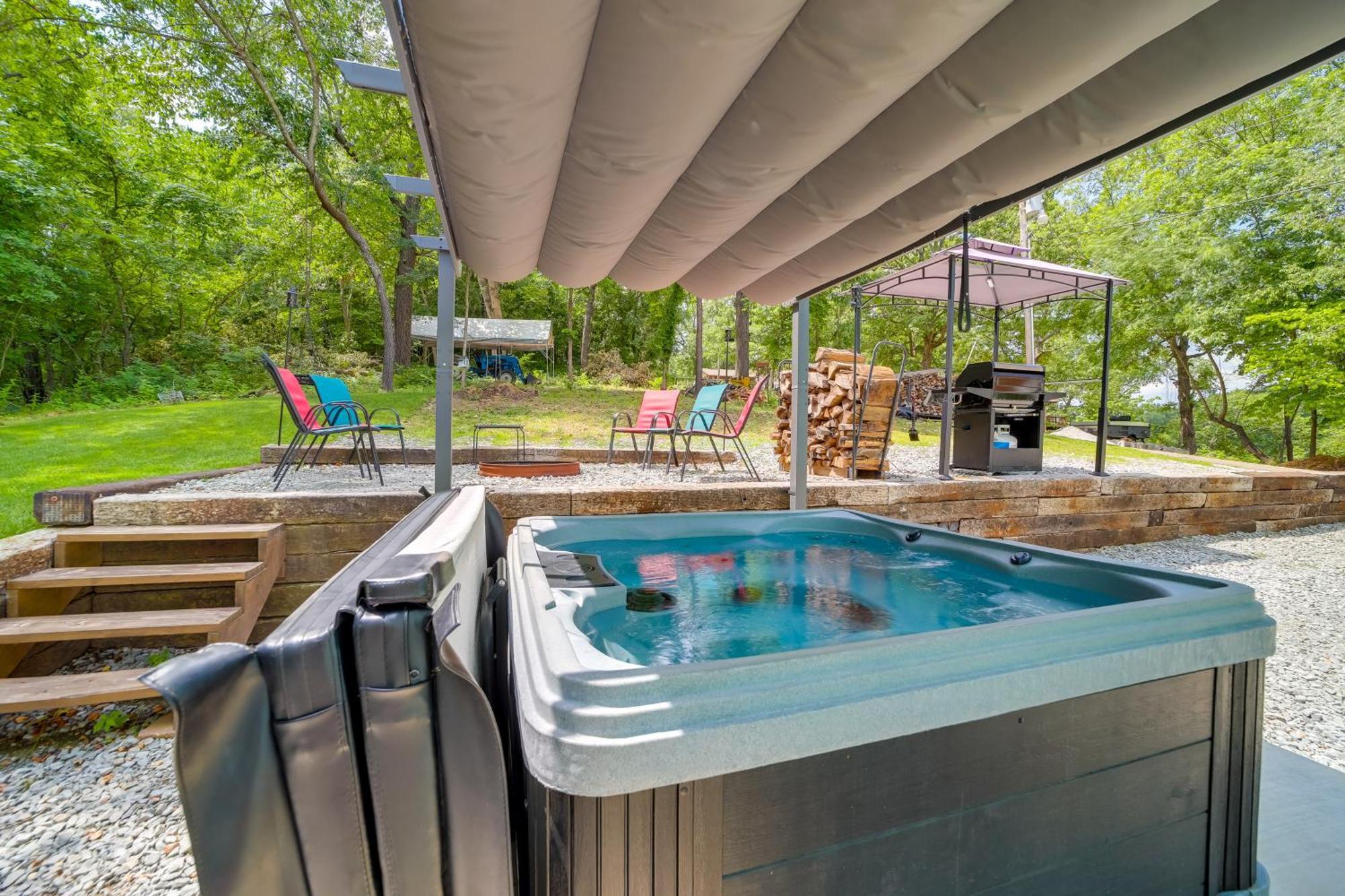 Cozy Eucha Cottage At Grand Lake With Hot Tub! 외부 사진